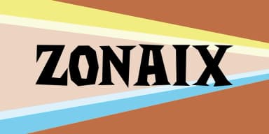 ZONAIX by Pizzadude.dk — Decorative Font — thumbnail 1