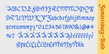Zumbelsburg by Ingrimayne Type — Blackletter Font — thumbnail 3