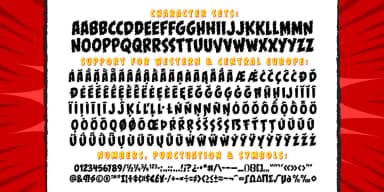 Zzzap by Comicraft — Decorative Font — thumbnail 6