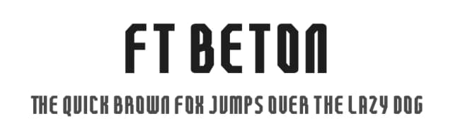 FT Beton by AukimVisuel — Sans Serif Font