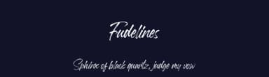 Fudelines by Nugs Studio — Script Handwritten Font — thumbnail 2