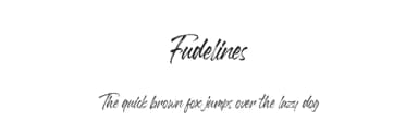 Fudelines by Nugs Studio — Script Handwritten Font — thumbnail 1