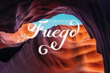 Fuego Font by Etewut — Script Handwritten Font — thumbnail 1