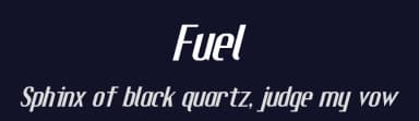 Fuel by Sacred Nipple — Sans Serif Font — thumbnail 2