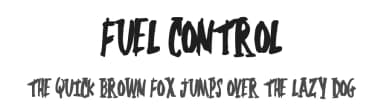 Fuel Control by Xerographer Fonts — Script Handwritten Font — thumbnail 1