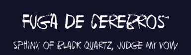Fuga de cerebros by Juha Korhonen — Script Handwritten Font — thumbnail 2