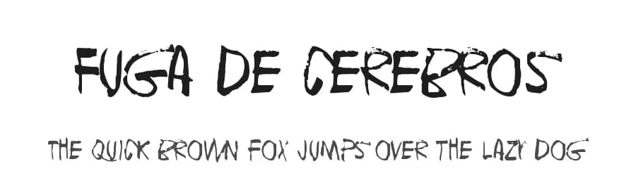 Fuga de cerebros by Juha Korhonen — Script Handwritten Font