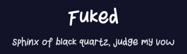 Fuked by Typefactoryco — Script Handwritten Font — thumbnail 2