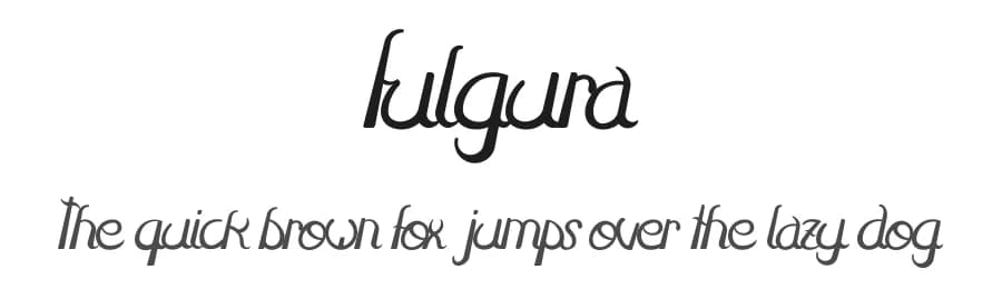 Fulgura by Albertako — Script Handwritten Font