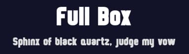 Full Box by Type Graphy — Sans Serif Font — thumbnail 2