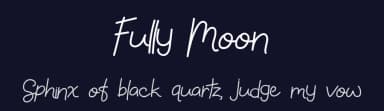 Fully Moon by Illushvara — Script Handwritten Font — thumbnail 2