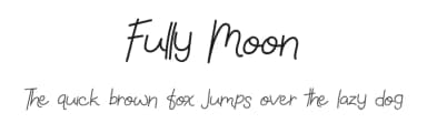 Fully Moon by Illushvara — Script Handwritten Font — thumbnail 1
