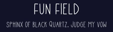Fun Field by Fachrur Rozzy — Script Handwritten Font — thumbnail 2