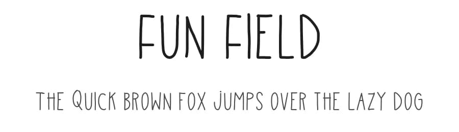 Fun Field by Fachrur Rozzy — Script Handwritten Font — preview 1