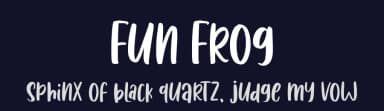 Fun Frog by Wildan Type — Script Handwritten Font — thumbnail 2
