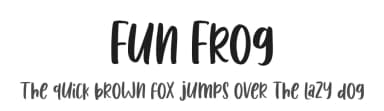 Fun Frog by Wildan Type — Script Handwritten Font — thumbnail 1