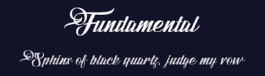 Fundamental by Aantebas — Script Handwritten Font — thumbnail 2