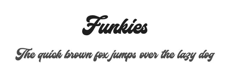Funkies by Blankids — Script Handwritten Font