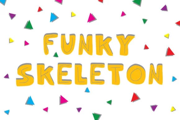 Funky Skeleton Font by GraphicsBam Fonts — Script Handwritten Font
