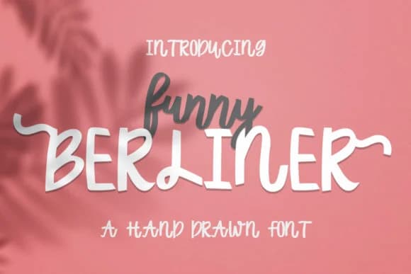 Funny Berliner Font by Masha Artifex — Script Handwritten Font