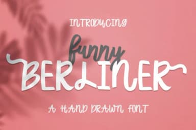 Funny Berliner Font by Masha Artifex — Script Handwritten Font — thumbnail 1