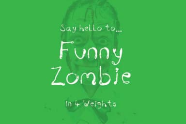 Funny Zombie Font by GraphicsBam Fonts — Script Handwritten Font — thumbnail 1