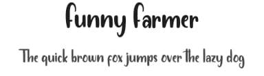 Funny Farmer by Bearytype — Script Handwritten Font — thumbnail 1