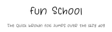 Fun School by Pustudio — Script Handwritten Font — thumbnail 1