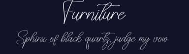 Furniture by Scratchones — Script Handwritten Font — thumbnail 2