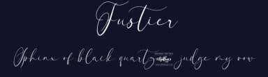 Fustier by Nathatype — Script Handwritten Font — thumbnail 2