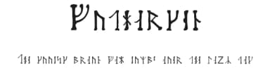 Futharken by Morten Bek — Dingbats Font — thumbnail 1