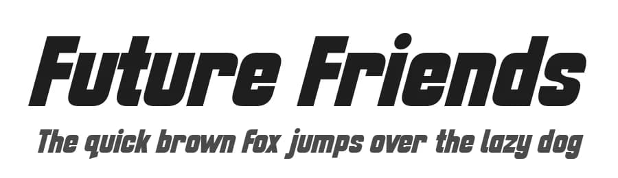 Future Friends by Hawtpixel — Sans Serif Font