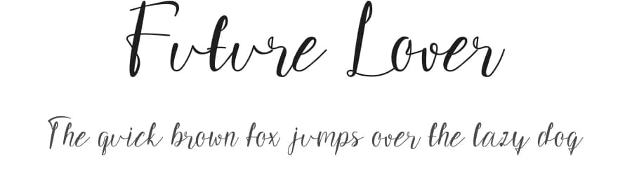 Future Lover by Inermedia Studio — Script Handwritten Font