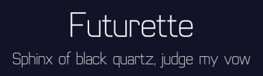 Futurette by Jvne77 Studio — Sans Serif Font — thumbnail 2
