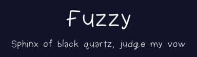 Fuzzy by Geronimo Font Studios — Script Handwritten Font — thumbnail 2