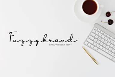 Fuzzybrand Font by miracleboykenzie — Script Handwritten Font — thumbnail 1