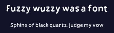 Fuzzy wuzzy was a font by oX Nytemare Xo — Script Handwritten Font — thumbnail 2