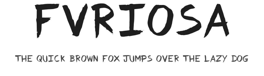 Fvriosa by Fausto Furioso — Script Handwritten Font