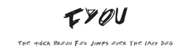 FYOU by FancyFrenzy — Script Handwritten Font — thumbnail 1