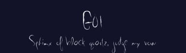 G01 by Segments Design (aka Last Soundtrack) — Script Handwritten Font — thumbnail 2
