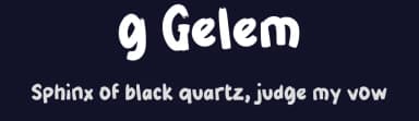 g Gelem by wepfont.com — Script Handwritten Font — thumbnail 2