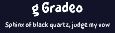 g Gradeo by wepfont.com — Script Handwritten Font — thumbnail 2