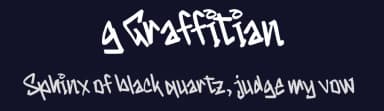 g Graffitian by wepfont.com — Script Handwritten Font — thumbnail 2