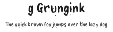 g Grungink by wepfont.com — Script Handwritten Font — thumbnail 1