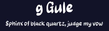 g Gule by wepfont.com — Script Handwritten Font — thumbnail 2