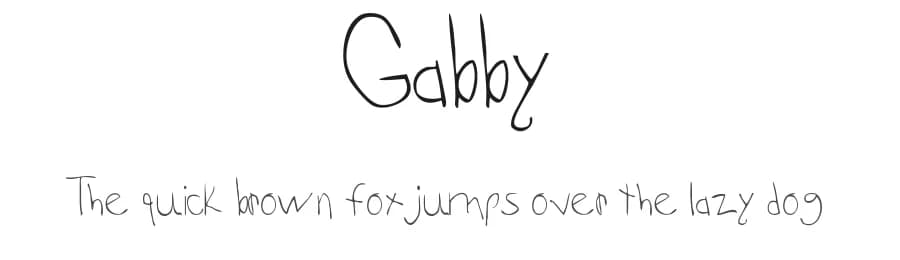 Gabby by Bellafonts — Script Handwritten Font