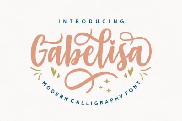 Gabelisa Font by Keithzo (7NTypes) — Script Handwritten Font