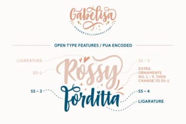 Gabelisa Font by Keithzo (7NTypes) — Script Handwritten Font — thumbnail 7