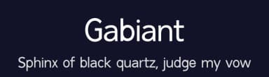 Gabiant by UI Creative — Sans Serif Font — thumbnail 2