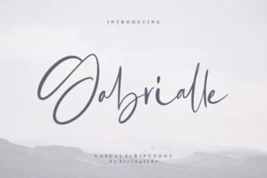 Gabrialle Font by StringLabs — Script Handwritten Font — thumbnail 1